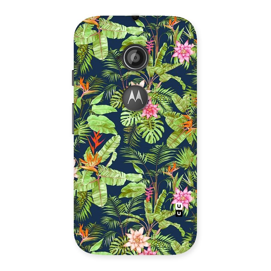 Tiny Flower Leaves Back Case for Moto E 2nd Gen