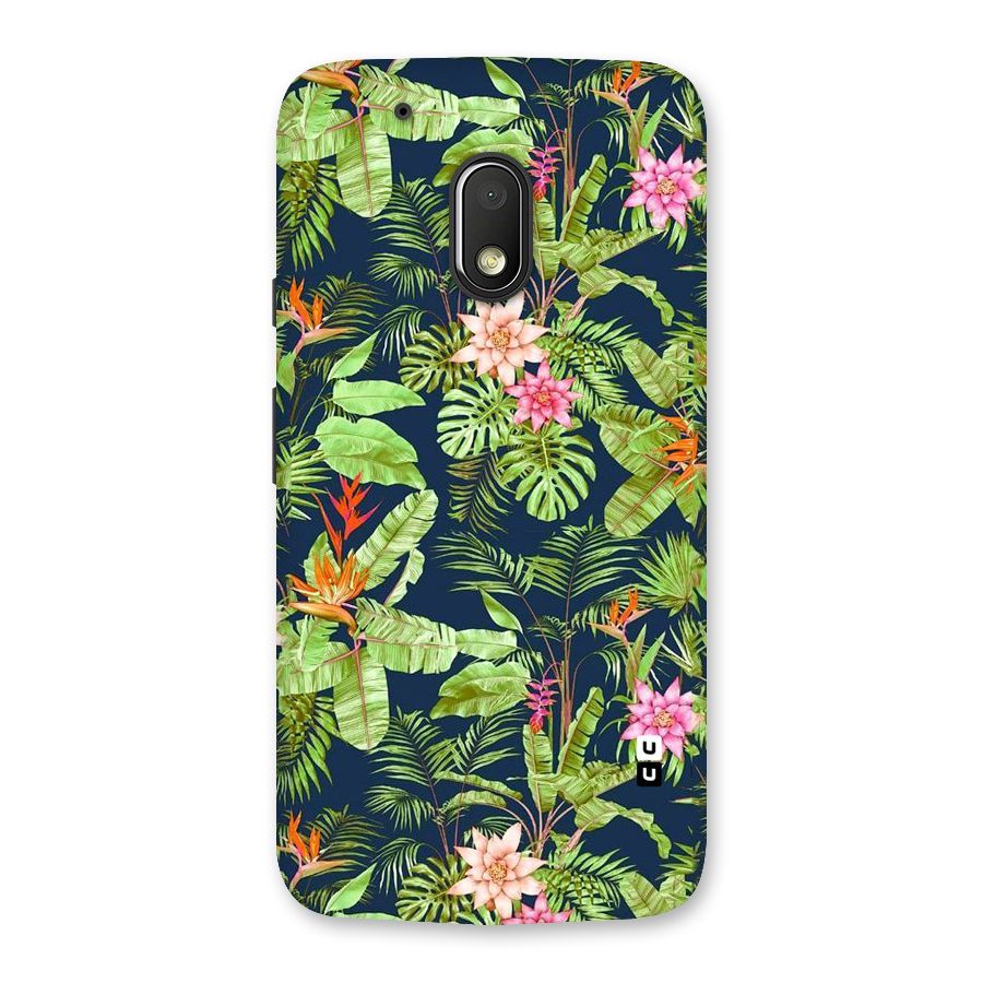Tiny Flower Leaves Back Case for Moto G4 Play