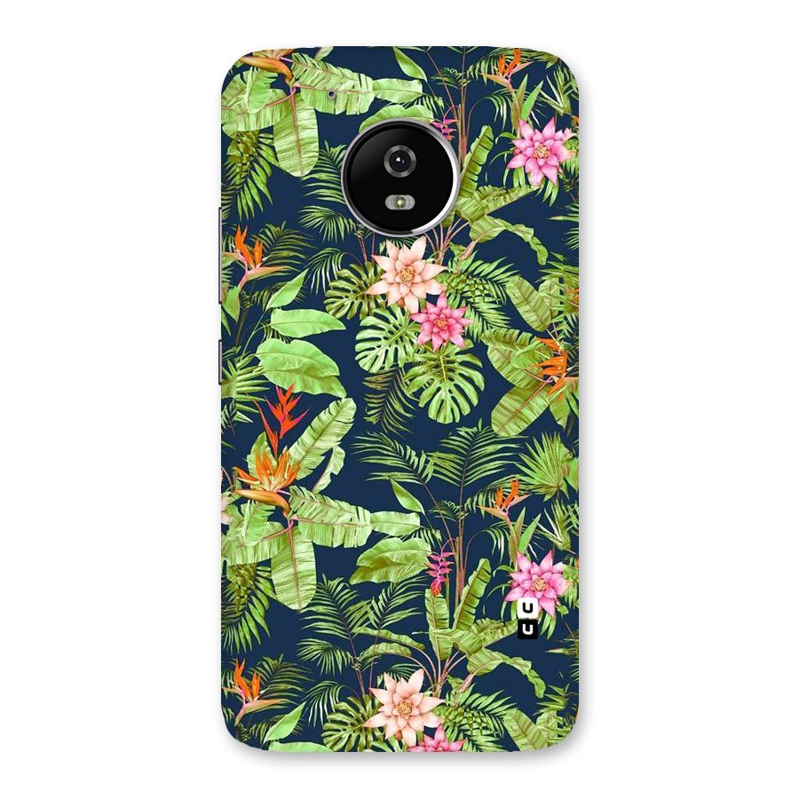 Tiny Flower Leaves Back Case for Moto G5