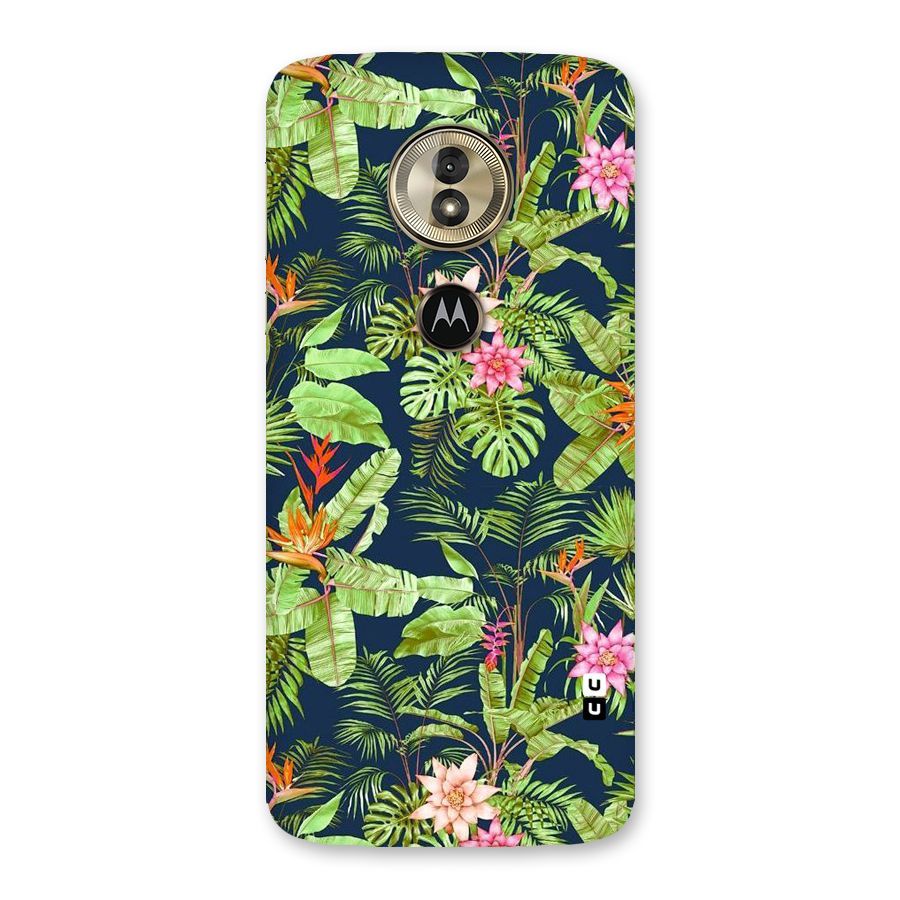Tiny Flower Leaves Back Case for Moto G6 Play