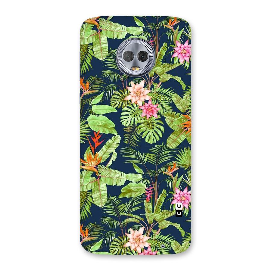Tiny Flower Leaves Back Case for Moto G6 Plus