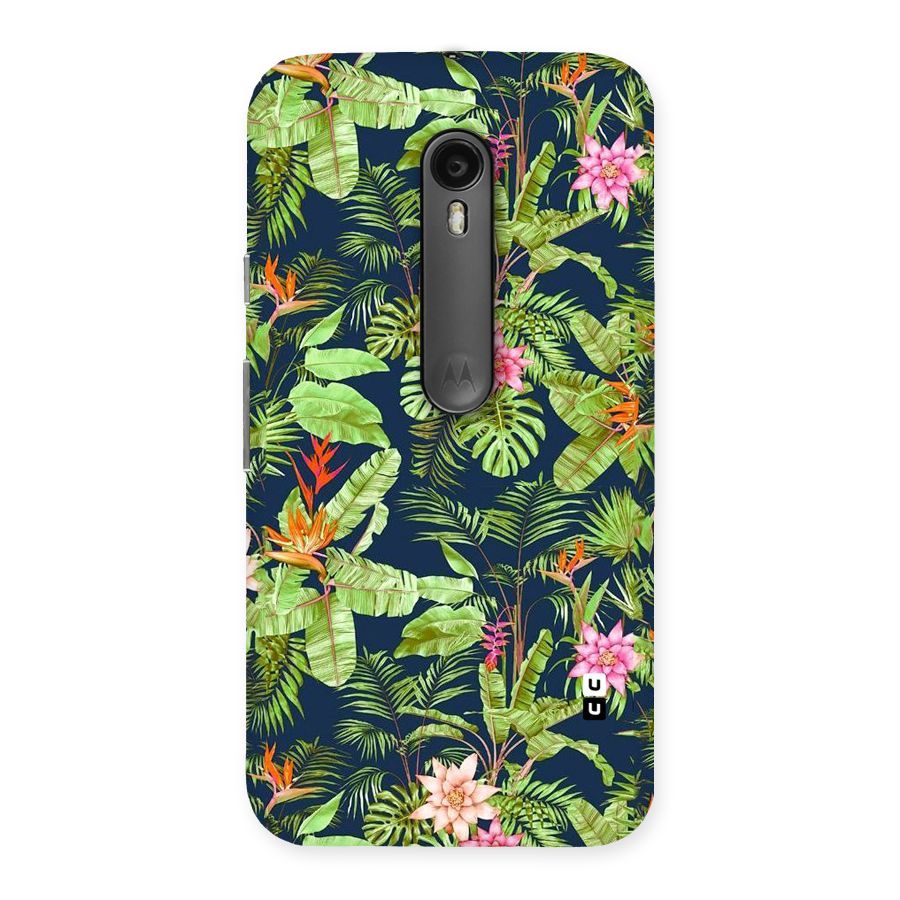 Tiny Flower Leaves Back Case for Moto G Turbo