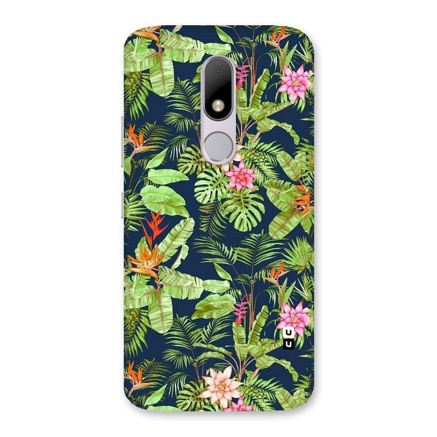 Tiny Flower Leaves Back Case for Moto M