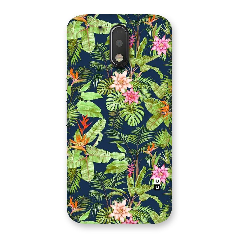 Tiny Flower Leaves Back Case for Motorola Moto G4