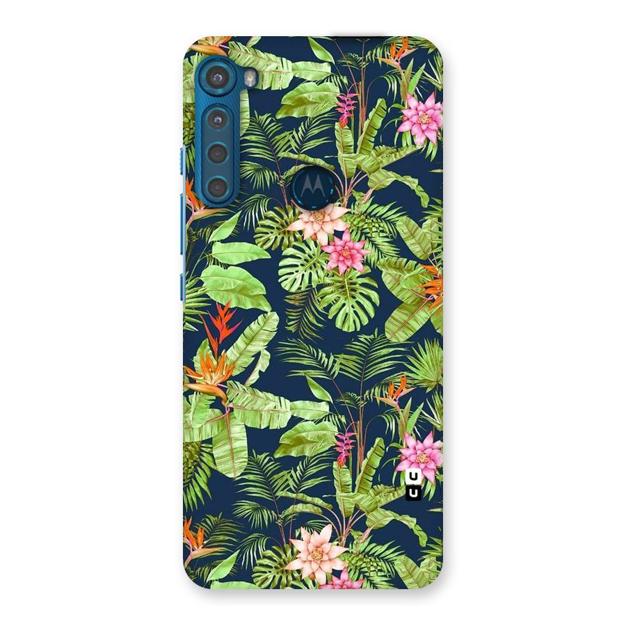Tiny Flower Leaves Back Case for Motorola One Fusion Plus