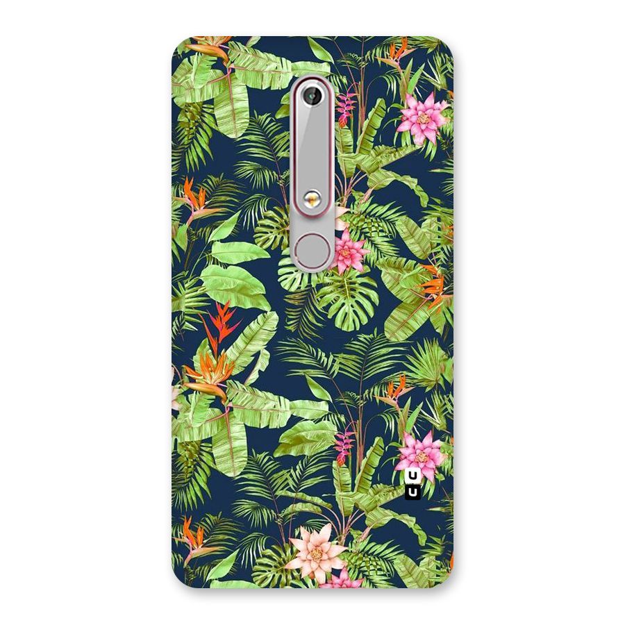 Tiny Flower Leaves Back Case for Nokia 6.1