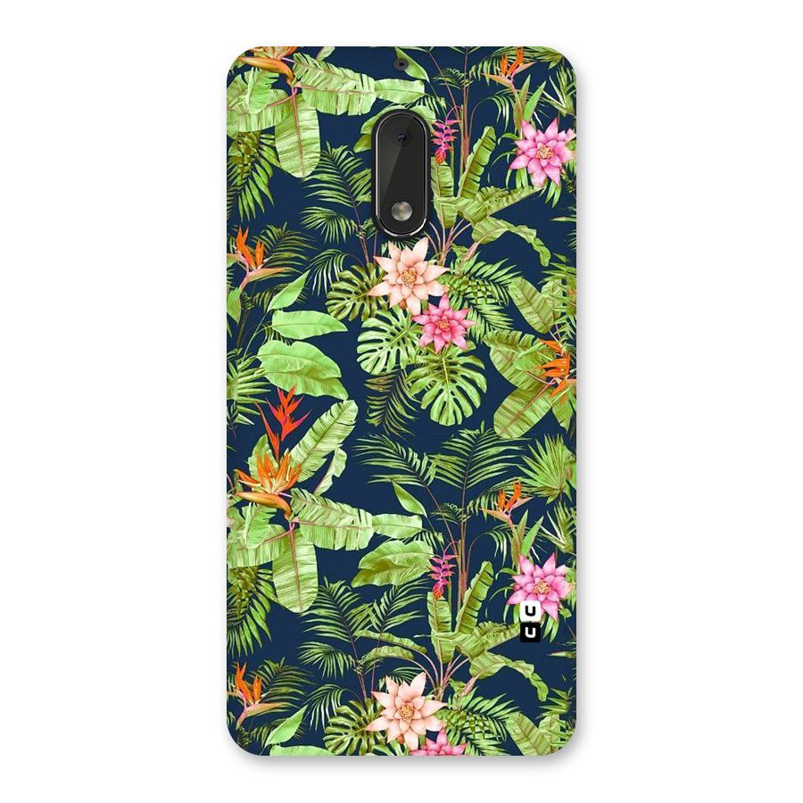 Tiny Flower Leaves Back Case for Nokia 6