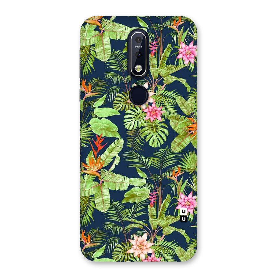 Tiny Flower Leaves Back Case for Nokia 7.1