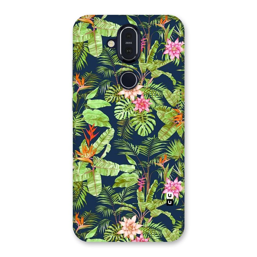Tiny Flower Leaves Back Case for Nokia 8.1