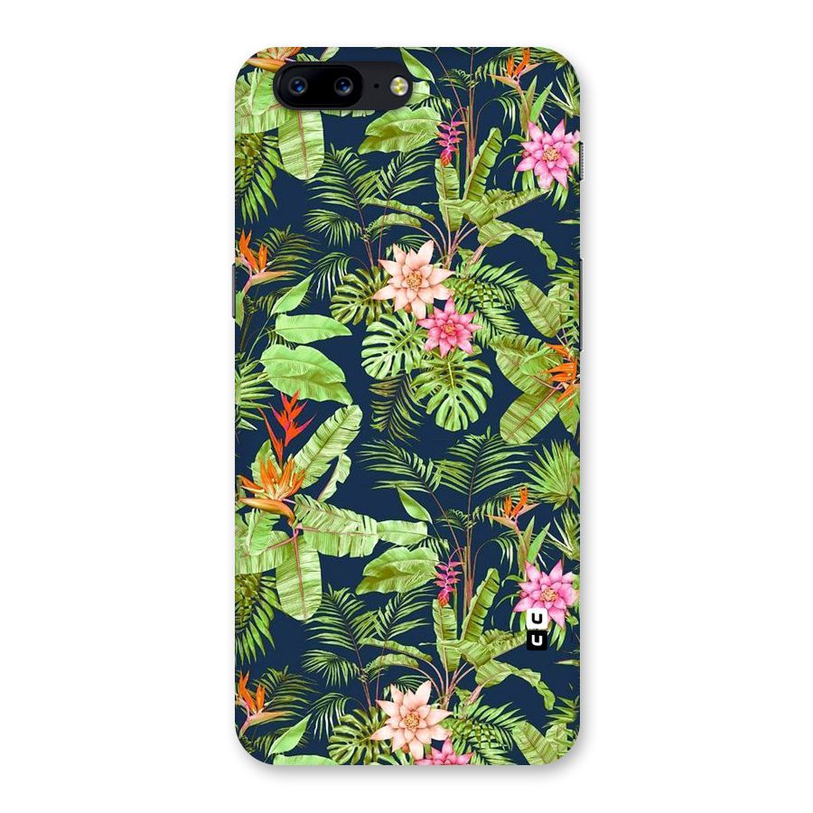 Tiny Flower Leaves Back Case for OnePlus 5
