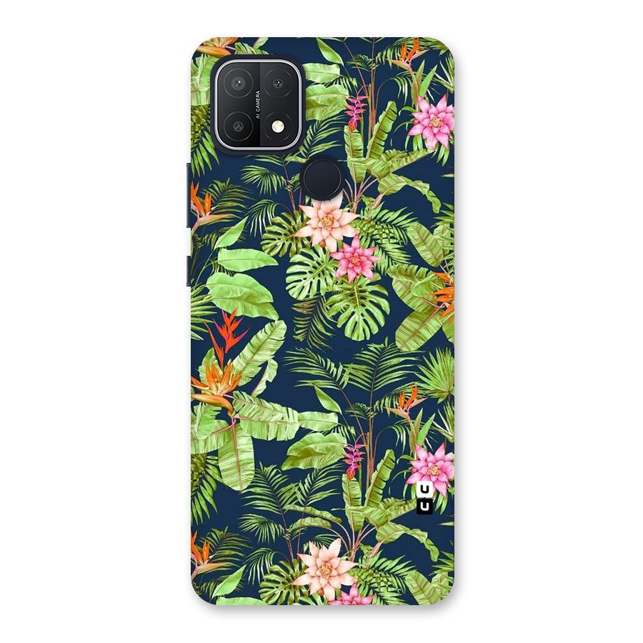 Tiny Flower Leaves Back Case for Oppo A15s