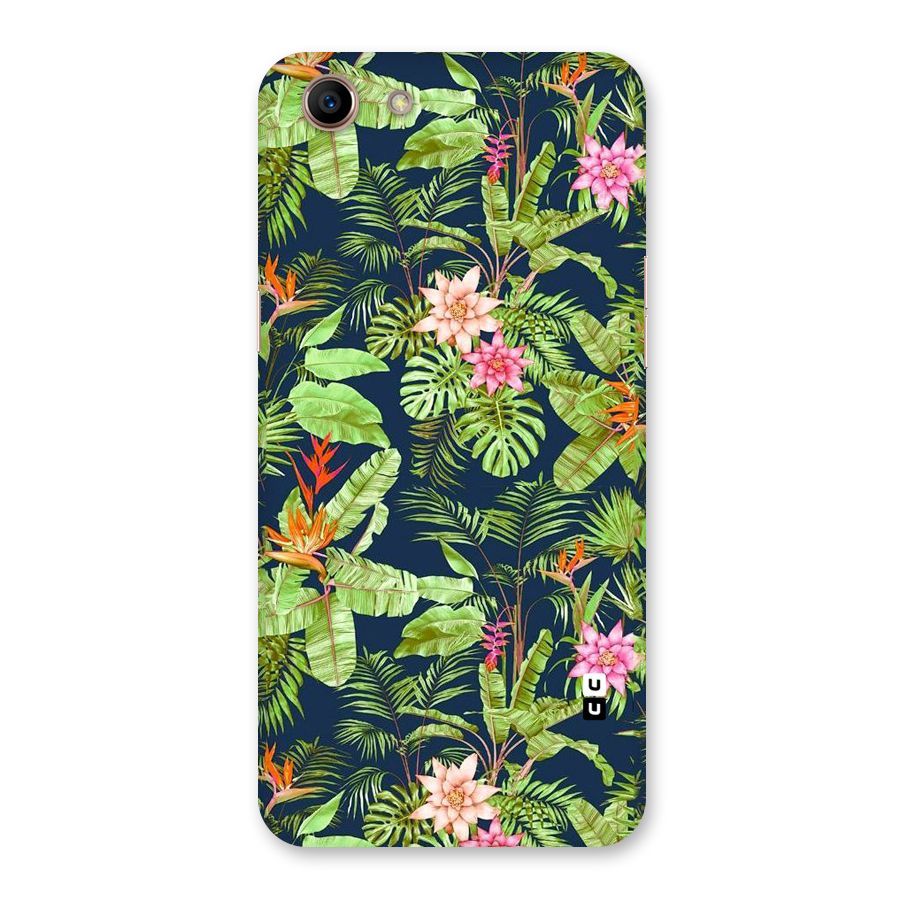 Tiny Flower Leaves Back Case for Oppo A83 (2018)