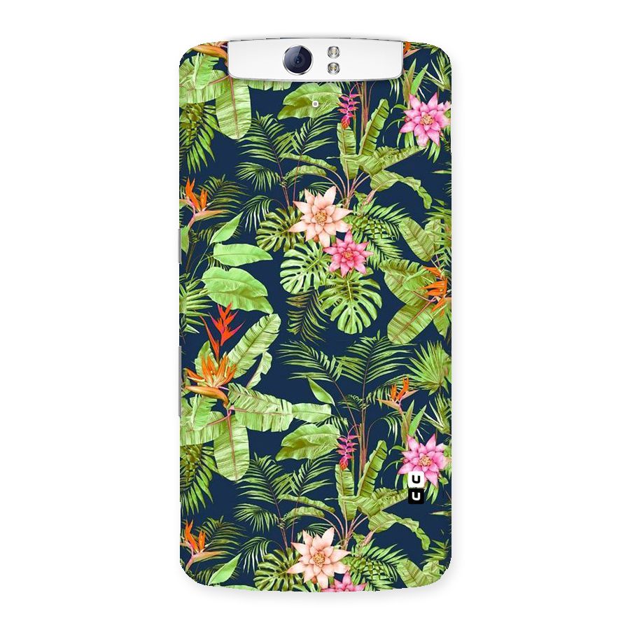 Tiny Flower Leaves Back Case for Oppo N1
