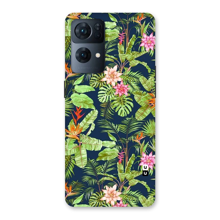 Tiny Flower Leaves Back Case for Oppo Reno7 Pro 5G
