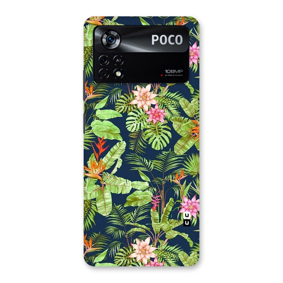 Tiny Flower Leaves Back Case for Poco X4 Pro 5G