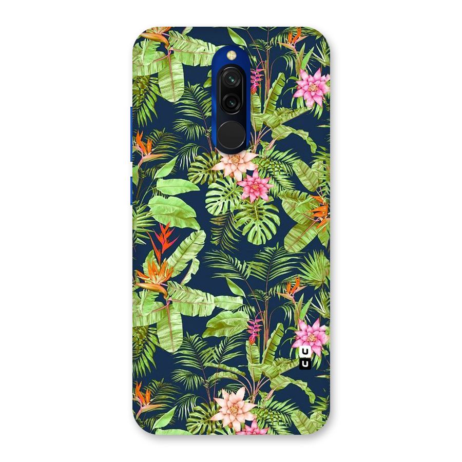 Tiny Flower Leaves Back Case for Redmi 8