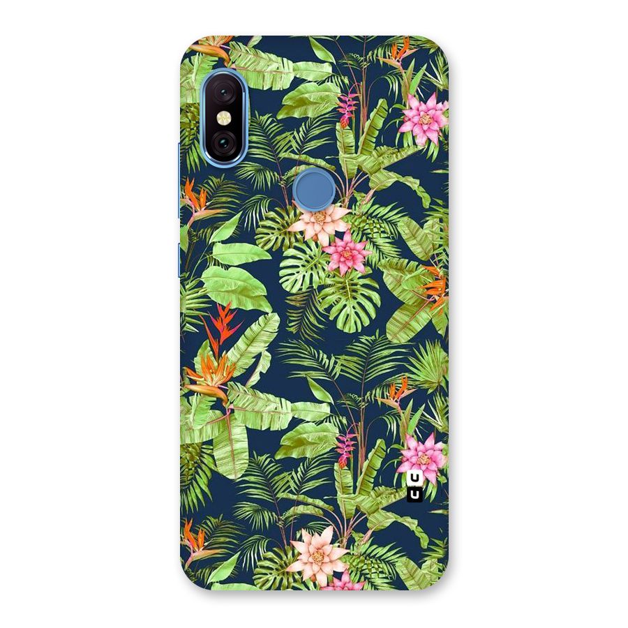 Tiny Flower Leaves Back Case for Redmi Note 6 Pro