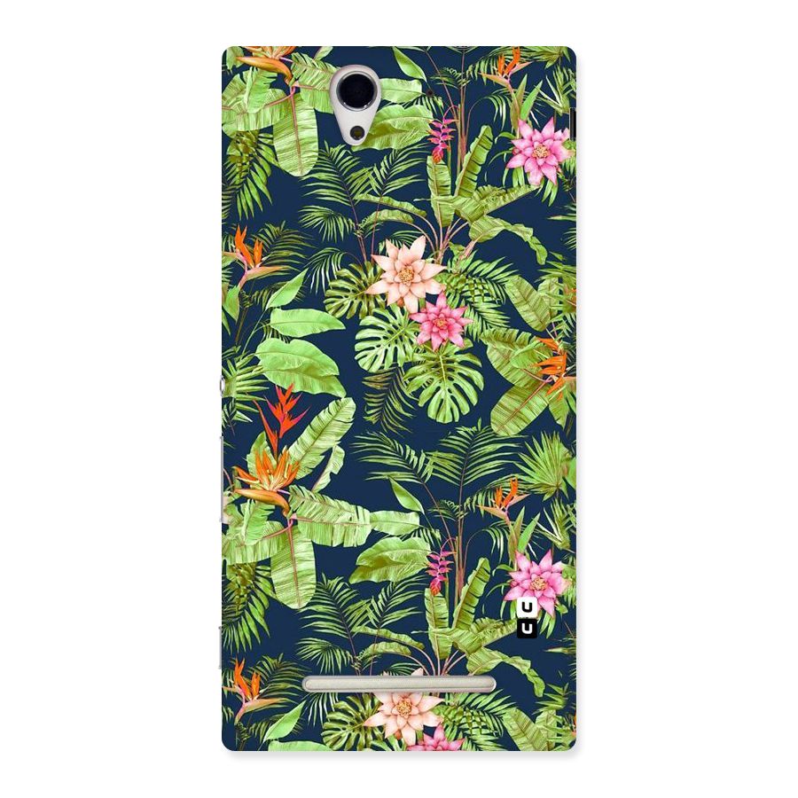 Tiny Flower Leaves Back Case for Sony Xperia C3