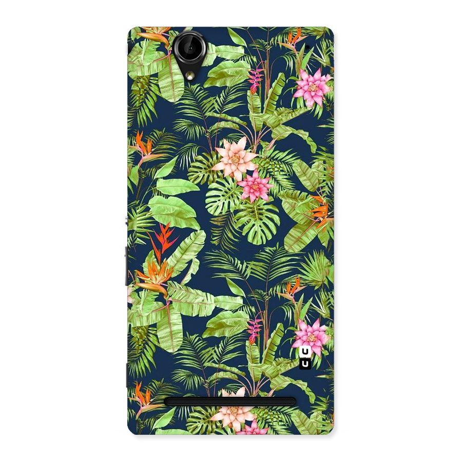 Tiny Flower Leaves Back Case for Sony Xperia T2