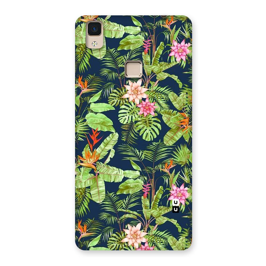 Tiny Flower Leaves Back Case for V3 Max
