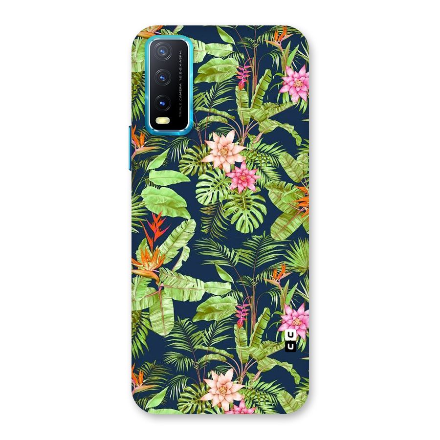 Tiny Flower Leaves Back Case for Vivo Y20