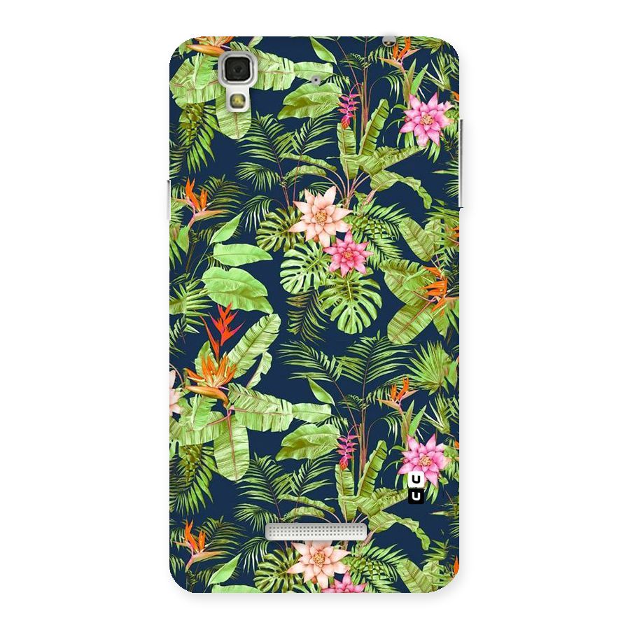 Tiny Flower Leaves Back Case for Yu Yureka