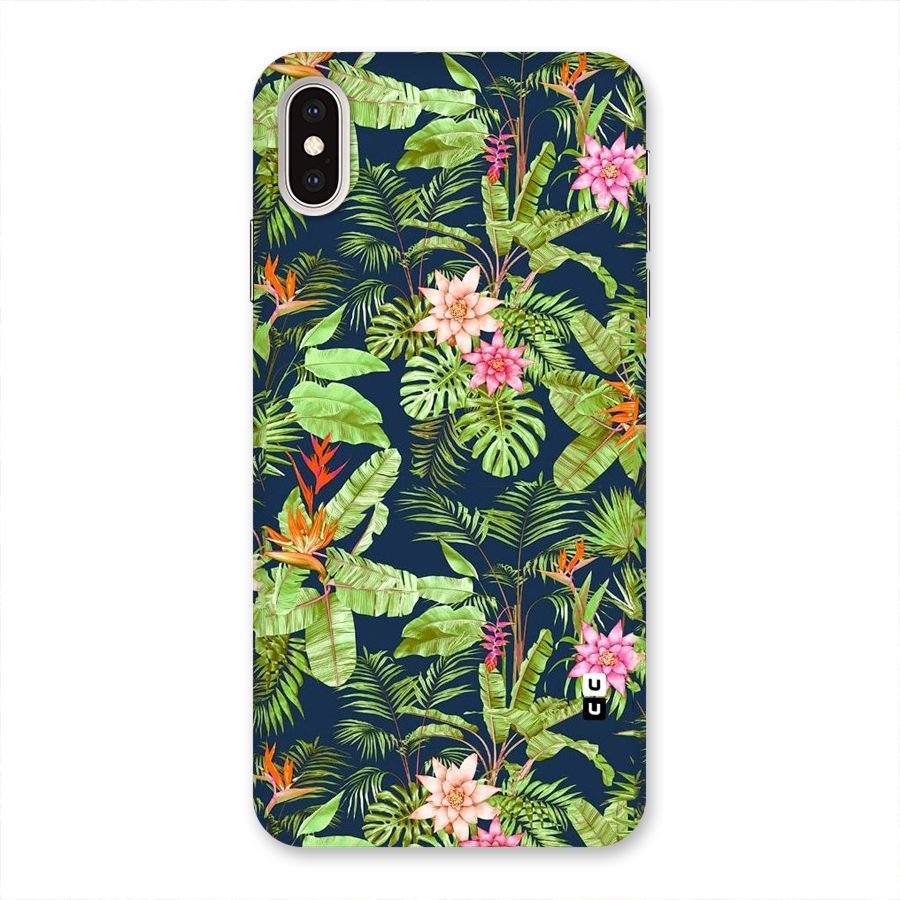 Tiny Flower Leaves Back Case for iPhone XS Max