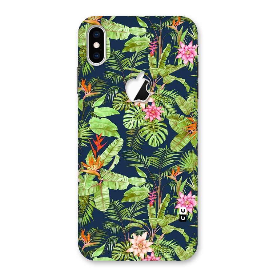 Tiny Flower Leaves Back Case for iPhone XS Max Apple Cut