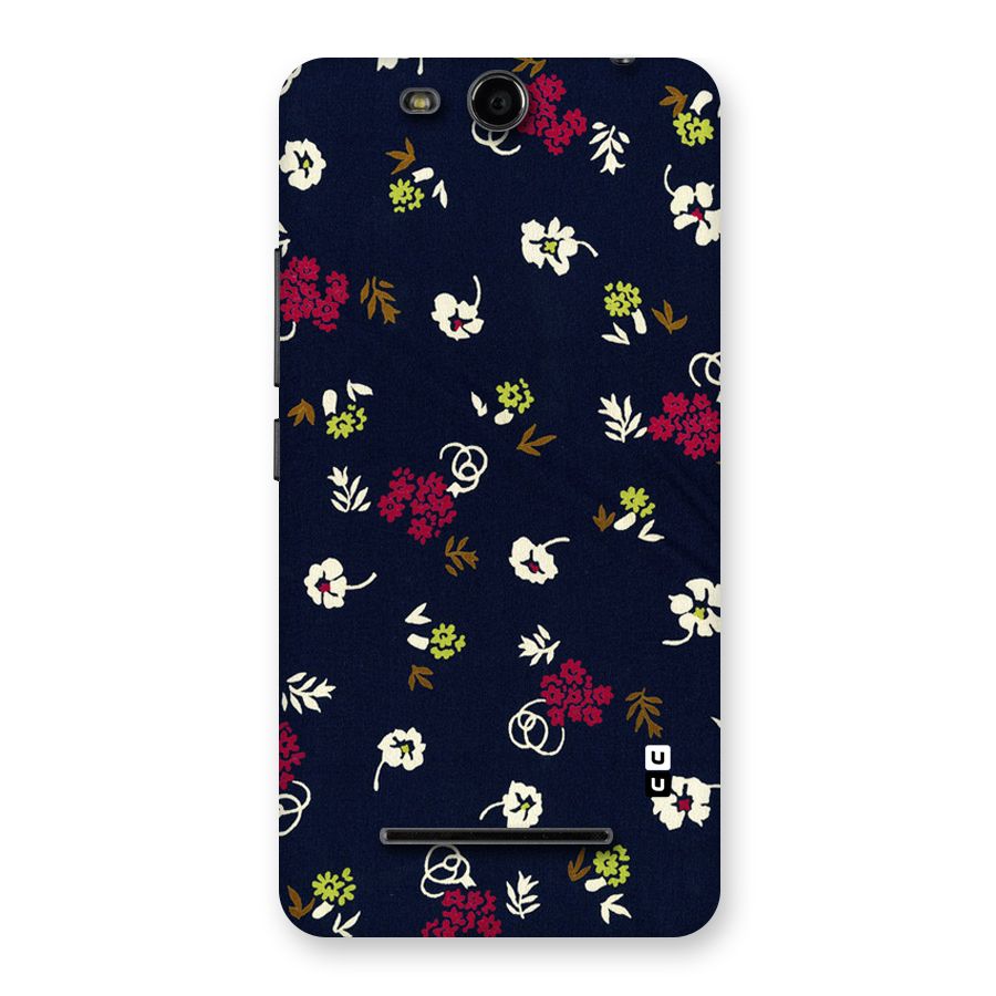 Tiny Flowers Back Case for Micromax Canvas Juice 3 Q392