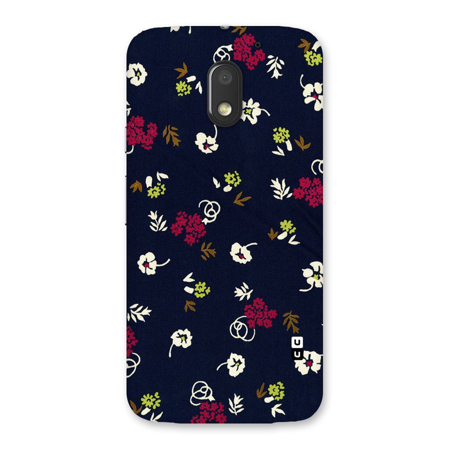 Tiny Flowers Back Case for Moto E3 Power
