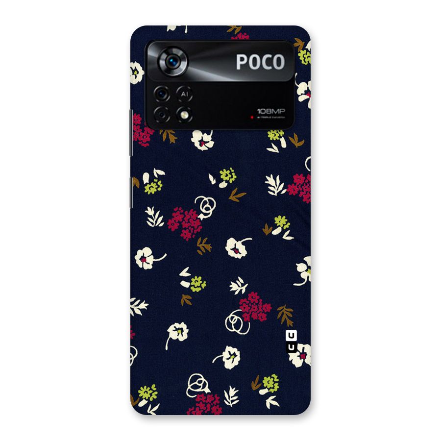 Tiny Flowers Back Case for Poco X4 Pro 5G