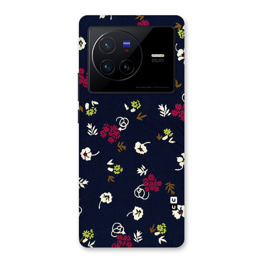 Tiny Flowers Back Case for Vivo X80