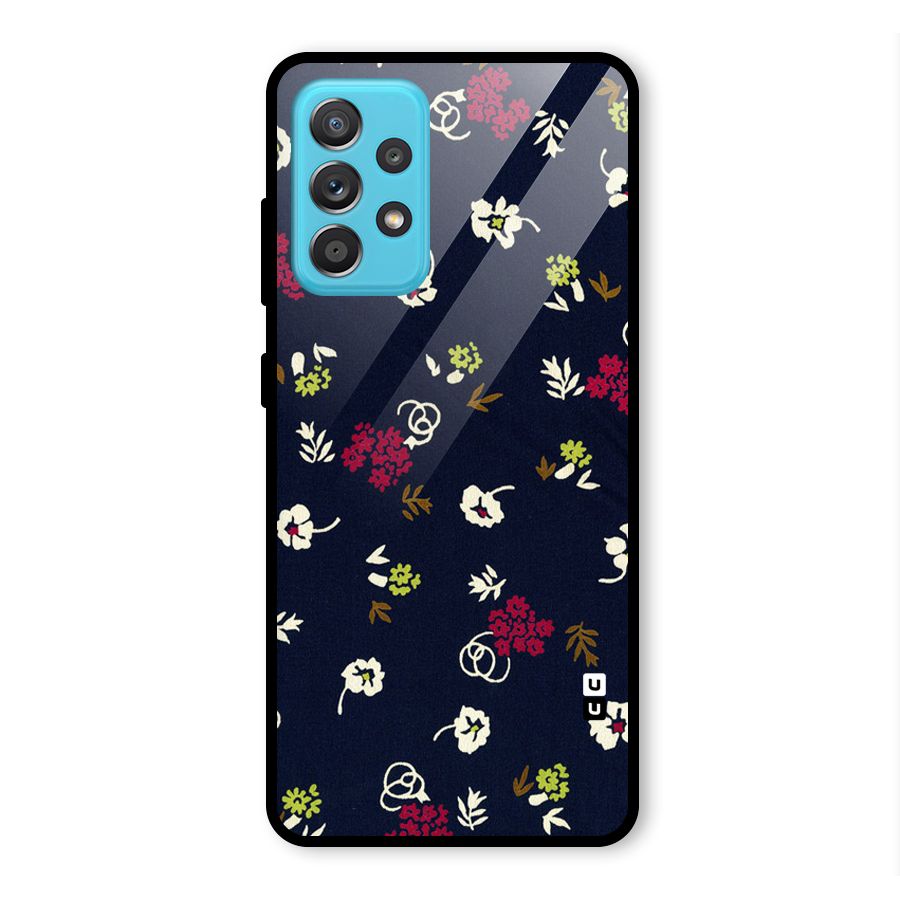 Tiny Flowers Glass Back Case for Galaxy A52