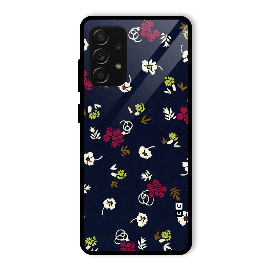 Tiny Flowers Glass Back Case for Galaxy A53 5G