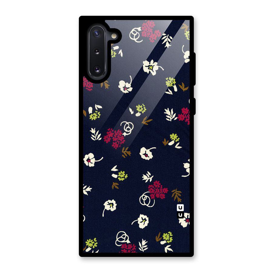 Tiny Flowers Glass Back Case for Galaxy Note 10