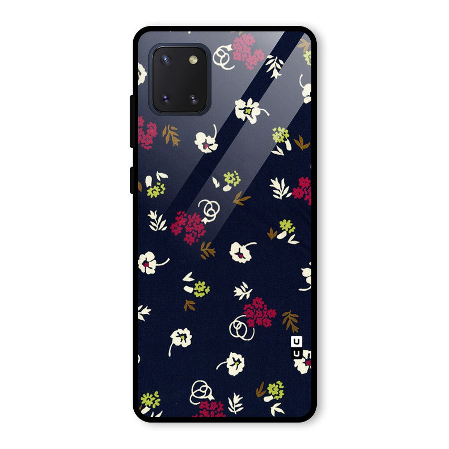 Tiny Flowers Glass Back Case for Galaxy Note 10 Lite