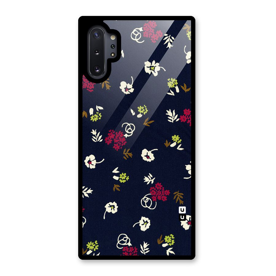 Tiny Flowers Glass Back Case for Galaxy Note 10 Plus