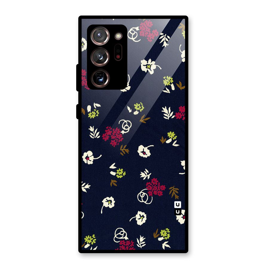 Tiny Flowers Glass Back Case for Galaxy Note 20 Ultra