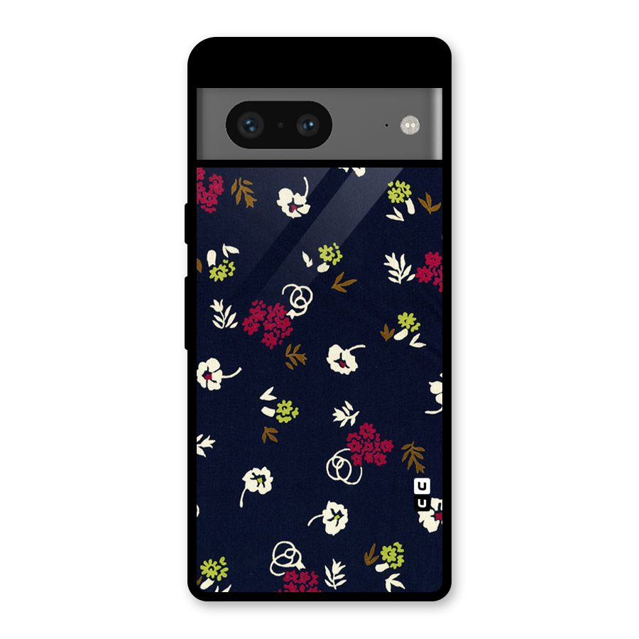 Tiny Flowers Glass Back Case for Google Pixel 7