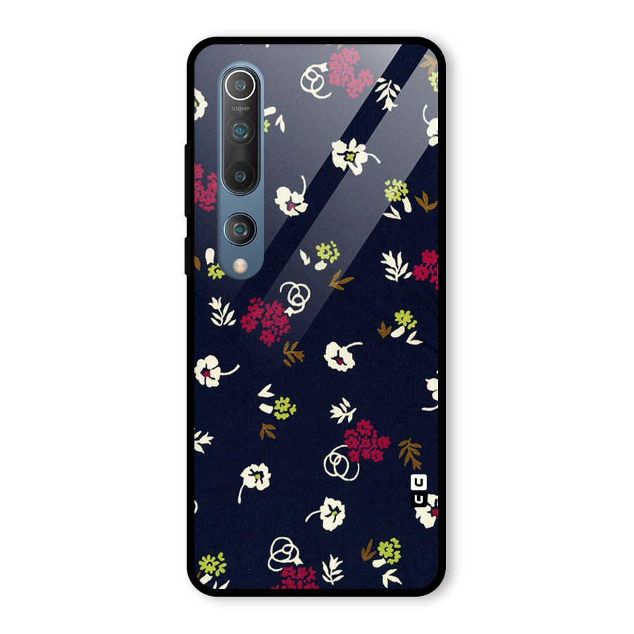 Tiny Flowers Glass Back Case for Mi 10