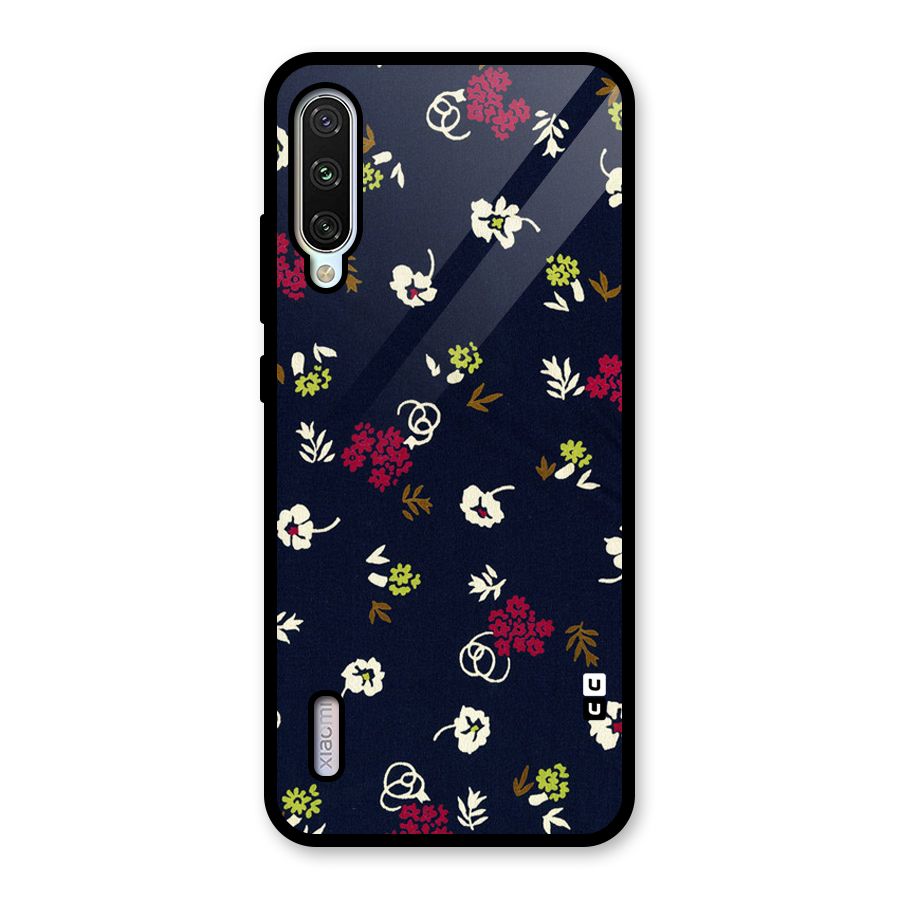 Tiny Flowers Glass Back Case for Mi A3