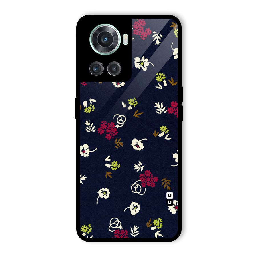 Tiny Flowers Glass Back Case for OnePlus 10R