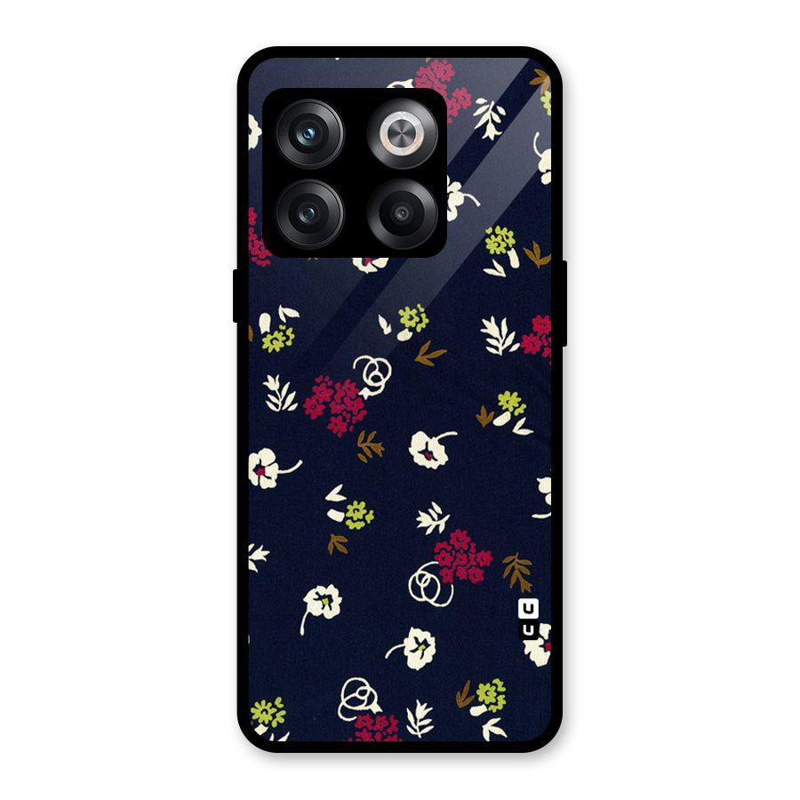 Tiny Flowers Glass Back Case for OnePlus 10T