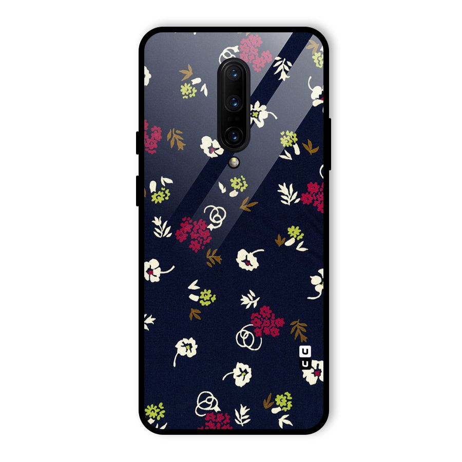 Tiny Flowers Glass Back Case for OnePlus 7 Pro