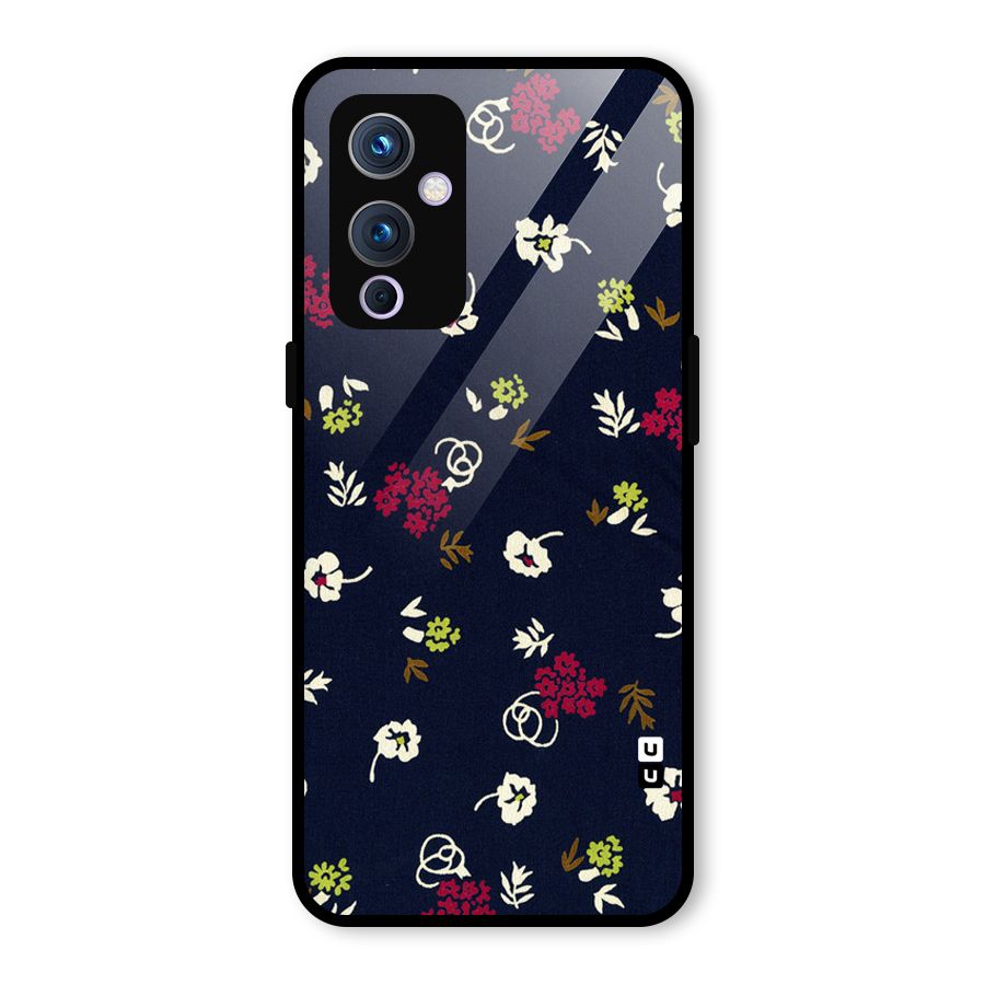 Tiny Flowers Glass Back Case for OnePlus 9