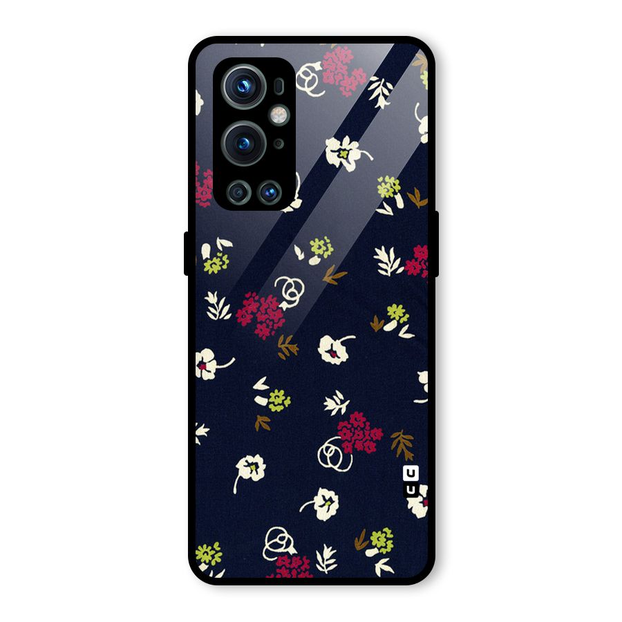 Tiny Flowers Glass Back Case for OnePlus 9 Pro