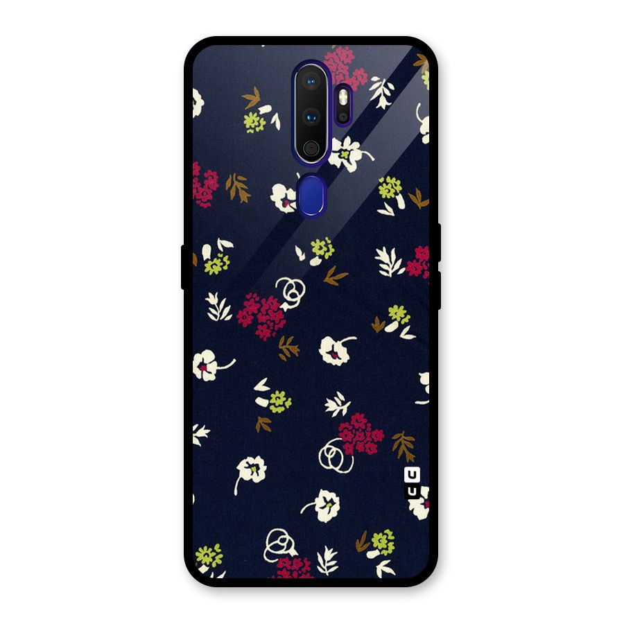 Tiny Flowers Glass Back Case for Oppo A9 (2020)