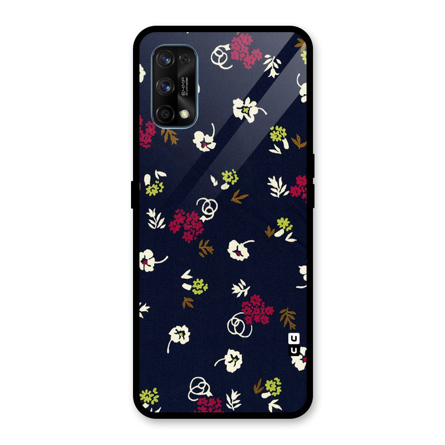 Tiny Flowers Glass Back Case for Realme 7 Pro