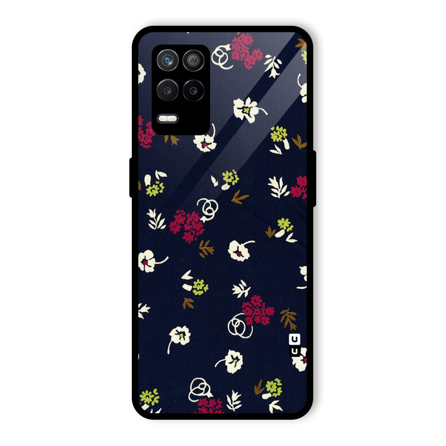 Tiny Flowers Glass Back Case for Realme 8 5G