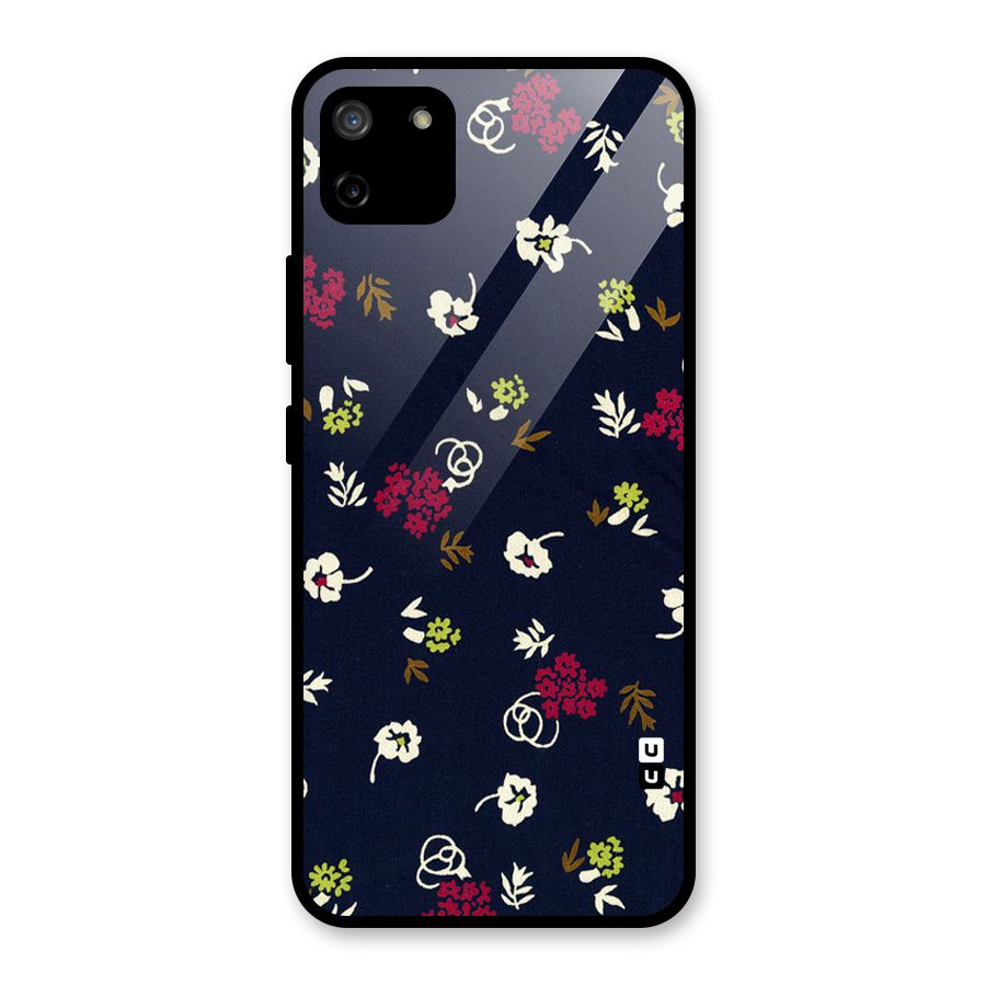 Tiny Flowers Glass Back Case for Realme C11